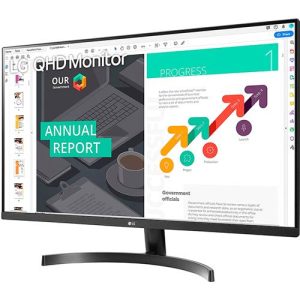 Monitor LG 31,5" QHD (2560X1440) IPS - 32QN600-B.AWH