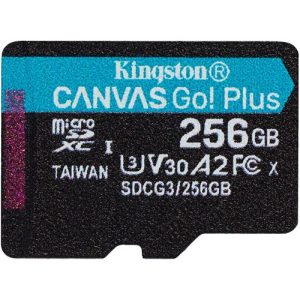 SDCG3/256GBSP - Kingston 256GB microSDXC Canvas Go Plus 170R A2 U3 V30 Sing