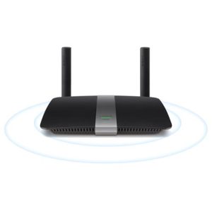 Linkys Wireless Router AC1200 W/ Linksys App + Gigabit - EA6350-4B - Router