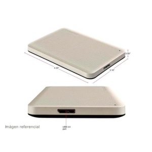 Disco Duro Toshiba 1TB Externo Canvio Advance V10 - Blanco - HDTCA10XW3AA