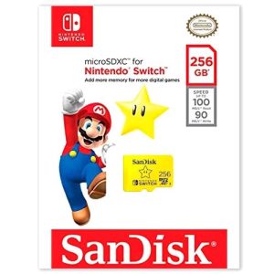 MEMORIA MICROSDXC NINTENDO SWITCH 256GB LECTURA 100 - SDSQXAO-256G-GNCZN - SANDI