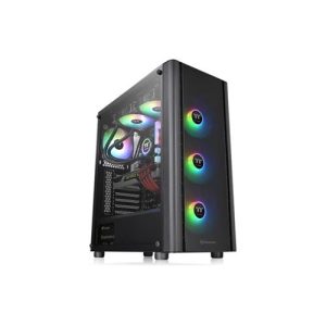 Gabinete TT Gabinete  V150 TG/Black/Win/SPCC/Tempered Glass - CA-1R1-00S1WN-00