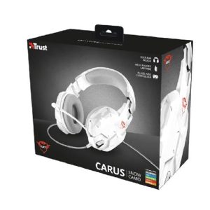 Audífonos TRUST GXT322W CARUS HEADSET SNOW - 20864