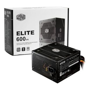 Fuente de Poder MPE-6001-ACABN-WO - COOLERMASTER FUENTE ELITE 600W V4 80 PLUS BL