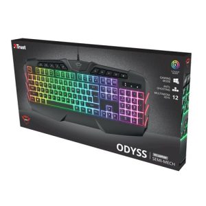 Teclado TRUST GXT881 ODYSS SEMI-MECH KEYBOARD ES - 23914