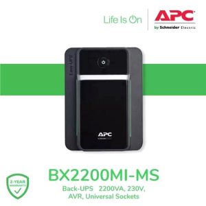 BX2200MI-MS - APC Back-UPS 2200VA, 230V, AVR, Salida