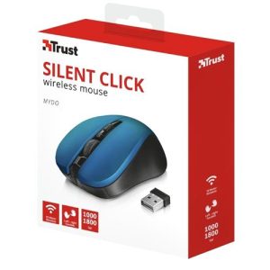 TRUST MYDO SILENT WIRELESS MOUSE BLU