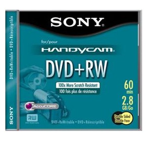 CD / DVD 2.8GB Sony mini 60 Minutos DPW60DSL2H - DVD-RW