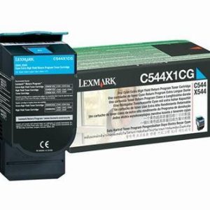 Toner LEXMARK CYAN 4000 PAG C544 - C544X1CG