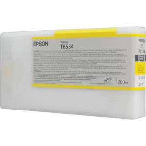 Cartucho de Tinta EPSON UltraChrome HDR Amarillo 200 ml - T653400