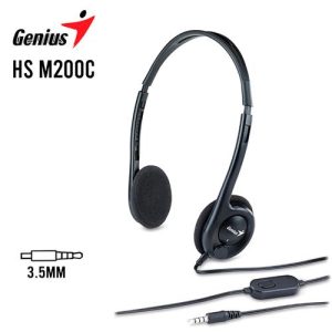 Audífonos 31710151103 - GENIUS AUDIFONO HS-M200C 3.5MM SINGLE JACK