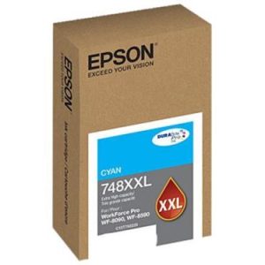 Cartucho de Tinta EPSON CYAN WF-6090/WF-6590 - T748XXL220