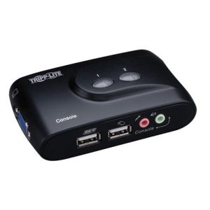 Switch Lite 2-Port Compact USB KVM Switch with Audio - Conmut - B004-VUA2-K-R -