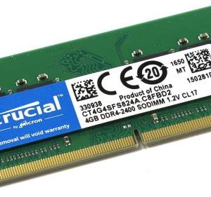 Memoria SODIMM DDR4 2400MHz Value RAM (27578) - CT4G4SFS824A - CRUCIAL - 4GB