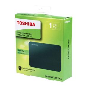 Disco TOSHIBA 1TB EXTERNO CANVIO BASICS BLACK A3RETAIL - HDTB410XK3AA