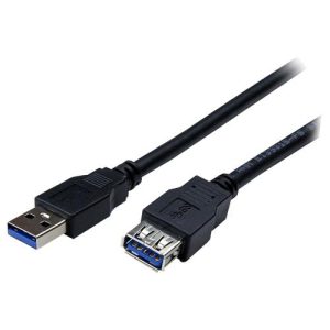 Cable de 1m de Extensión Alargador Pasivo USB 3.0 SuperS - USB3SEXT1MBK - STARTE