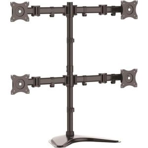STARTECH Quad Monitor Stand - Heavy Duty Steel - Adjustable 4 Monit - ARMBARQUAD