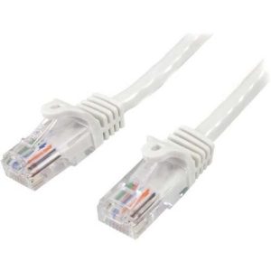 Cable de Red STARTECH de 5m Blanco Cat5e Ethernet RJ45 sin Eng - 45PAT5MWH