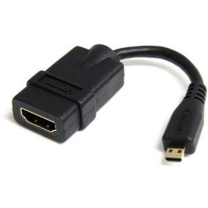 Cable de 12cm  HDMI de alta velocidad - HDMI a Mic - HDADFM5IN - STARTECH