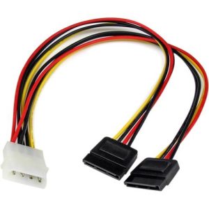 Adaptador Cable Divisor de Alimentación LP4 en Y Molex 4 - PYO2LP4Sata - STARTEC