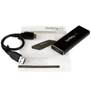 STARTECH USB 3.0 to M.2 SATA External SSD Enclosure with UASP - U - SM2NGFFMBU33