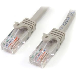 Cable de 4 5m Cat5e Ethernet RJ45 Gris - Sin Enganches - 45PATCH15GR - STARTECH