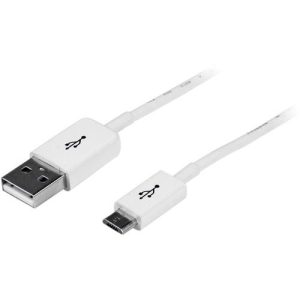 Cable Adaptador 50cm USB A Macho a Micro USB B Macho par - USBPAUB50CMW - STARTE