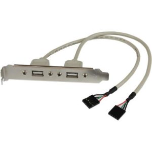Adaptador de Placa USB A Hembra de 2 puertos - USBPLATE - STARTECH