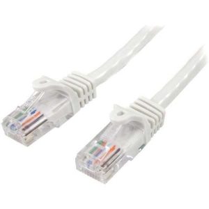 STARTECH Cable de Red de 0 5m Blanco Cat5e Ethernet RJ45 sin - 45PAT50CMWH