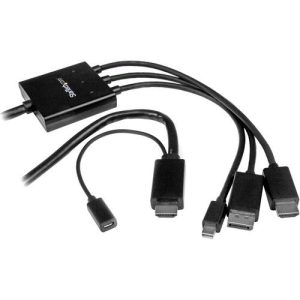 STARTECH Cable Conversor HDMI DisplayPort o Mini DisplayPort a HDMI - DPMDPHD2HD